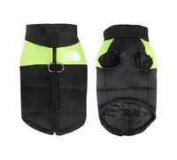 8 Sizes S-5XL Winter Dog Clothes for Pets Waterproof Warm Large Vest Cat Puppy Ski Coats Jackets Green/Red/Blue/Pink (Green2, XXXL)