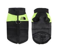 8 Sizes S-5XL Winter Dog Clothes for Pets Waterproof Warm Large Vest Cat Puppy Ski Coats Jackets Green/Red/Blue/Pink (Green 3, 4XL)