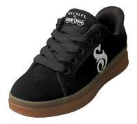 (8) Skechers Snoop Dogg Courtside Womens Fashion Trainers in Black White