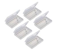 8 Slot 3A Battery Storage Box Compact Holder for Home and Travel with Clear Design