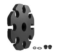 8 Slot Holder Tray Foam Padding Stand with Attachment Shockproof Microphone Mount for Studio & Stage Performance