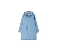 (8, Soft Denim) LightHouse Women's Pippa Coat - Ladies 3/4 length Waterproof Spring Summer Outdoor Coat with Hood