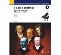 8 Sonatines faciles: de Clementi a Beethoven. piano. by Heumann, Ohmen New.
