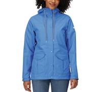 (8, Sonic Blue) Regatta Womens Bayarma Lightweight Outdoor Hooded Waterproof Jacket Coat
