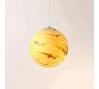 8'' Sphel Amen Planet - Themed Pendant Lamp Chaner: Nordic Creative Hanging Lighting for Bedroom, Kitchen, and Cafe (Decorated with Moon, Venus, Jupiter, Uranus, Mars, Saturn)