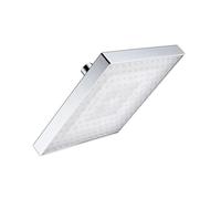 8" Square LED Shower Head with Temperature Controlled Light ABS Square LED Rainfall Shower Head Energy Efficient Shower