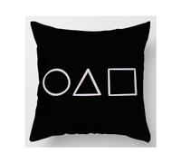 (8) Squid Game Round Six Throw Pillow Case Cushion Cover Sofa Home Bedroom Decor