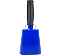 8’’ Steel Cow Bell with Handle, Noise Maker Cowbell, Cheering Loud Hand Call Bell for Sport Events Football Soccer Hockey Baseball Basketball Games Party Concert Graduations School Wedding Farm Ranch