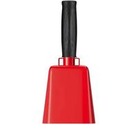 8’’ Steel Cow Bell with Handle, Noise Maker Cowbell, Cheering Loud Hand Call Bell for Sport Events Football Soccer Hockey Baseball Basketball Games Party Concert Graduations School Wedding Farm Ranch