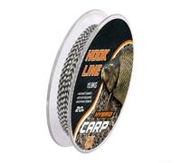 8-Strand PE For Braided Fishing Line for Carp - 20-Meter Spool in Green/Brown/Black, Soft & Supple Braid with 15lb/25lb/35lb Breaking Strain(35LB Green)
