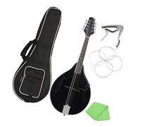 8-String Basswood Ebony Mandolin Set Mandolin Set With Case Strings For Beginners Practice Instruments Guitar