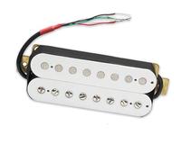 8 String Electric Guitar Dual Coil Electric Guitar Pickup Coil Spliting Pickup N10K/B15K Guitar Parts White (Color : 2B, Size : Without frame)