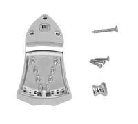 8 String Mandolin Metal Tailpiece with Belt Buckle and Screws, Replacement for Stringed Musical Instrument Accessory, Integrated Casting Design, Improves Tone and Durability