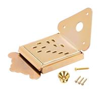 8 String Mandolin Tailpiece Metal Triangle Closed Type with Mounting Screws Easy Install Metal Triangle Mandolin Tailpiece
