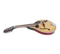 8-string Wood-colored Electro-acoustic Mandolin Spruce Plywood Top Rosewood Fingerboard With Storage Bag Mandolin for Adult