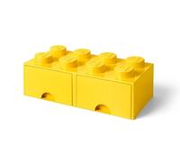 8-Stud Brick Drawer - Yellow