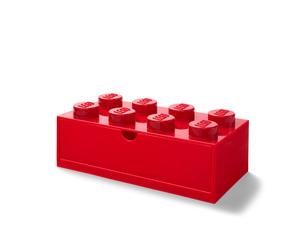 8-Stud Desk Drawer - Red