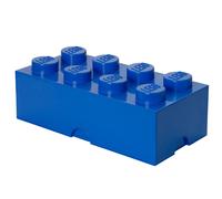 Lego Storage Brick with 8 Knobs Childrens Toy Box - Blue