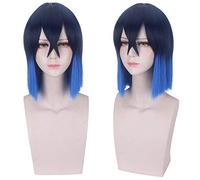 8 Styles Demon Slayer Cosplay Perücke Nezuko Kamado Tokitou Muichirou Perückenhaar Kimetsu no Yaiba Giyuu Tsuyuri Kanawo Cosplay Perücken Einheitsperücke Nr. 179 Cosplay Anime Wig Coser
