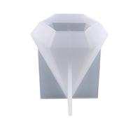 8 Styles Hexagonal Cone Epoxy Resin Mold Pyramid Silicone Casting Mold for Making Jewelry Holder Handmade Tool Christmas Molds Silicone Epoxy Molds