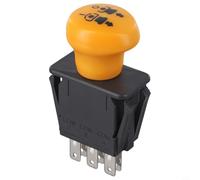 8-Terminal Lawn Mower Clutch Switch Replacement for 430-798 582107601 539101768 Gt2254 Select for Troy-/for Yard-man Models - for Durable Plastic Compact 8×5×3 Cm Simple Position