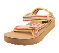 (8) Teva Midform Universal Womens Walking Sandals in Yellow Multicolour