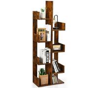 8 Tier Bookcase Multipurpose Bookshelf 8 Layer Freestanding Bookcase