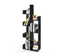 8 Tier Bookshelf Standing Storage Display Bookcase Shelving Organizer