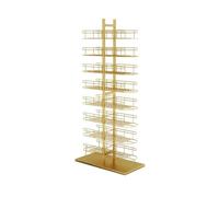 8-Tier Metal Hat Rack Stand - Large Floor-Standing Display Tower for Caps, Hats, and Accessories, Ideal for Home & Retail Organization