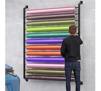 8-Tier Wall-Mounted Car Color Chan Wrap Sto Rack, Waterproof Textile Fabric Roll nizer, Ideal for Vinyl, PVC Film, Tablecloth, and Car Window Film