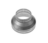 8" to 5" Inch / 200 to 125 mm Round Galvanized Steel Duct Reducer - Duct Fitting - Pipe Increaser Reducer - Metal Tube Reducing Coupling for Drain, Waste and Ventilation (8 to 5 Inch)