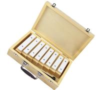 8-Tone Brick Glockenspiel Percussion Instrument With Wooden Box Packaging Professional Glockenspiel Set