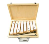 8 Tone Bricks 8 Tone Glockenspiel 8 Tone Glockenspiel Wooden Box 8-tone Bricks Small Glockenspiel For Beginners Students