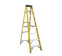 8 Tread Heavy Duty Fibreglass Step Ladder | Electricians GRP Step Ladder 30,000v