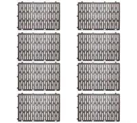 8 Tree Guards for Plant Protection, 20cm High, Weatherproof and Stackable for Easy Use (Coffee color)