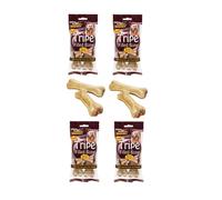 8 Tripe Filled Bones Natural Rawhide & Tripe Treat Small Dog 10cm