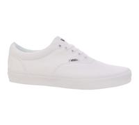 (8, Triple White) Vans Mens Doheny Low Top Casual Canvas Trainers Sneakers Shoes - Triple White
