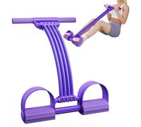 8 Tube Adjustable Latex Pedal Resistance Band - Multifunction Trainer with Handles | Fitness Equipment Home Bodybuilding | Indoor Sport Exercises Muscle Stretching Gym
