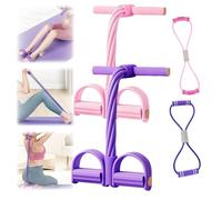8 Tube Resistance Device-Detachable and Adjustable Resistance Device, Fashion Puller Exercise, Manual Tension Training Elastic Band with 8 Figure Band for Strength Training