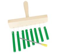 8 Tube Winds Chimes Instrument Professional Chimes Musical Winds Wood Texture Suitable For Clear Melodics Resonance Performances Grade Metal