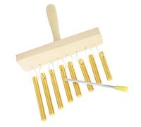 8 Tube Winds Chimes Instrument Professional Musical Winds Wood Texture Suitable For Clear Melodics Resonance Strikes Instrument With