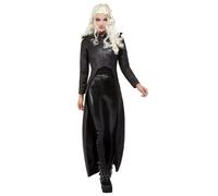 (8 UK - 10 UK, Black) Smiffys Womens/Ladies Dragon Queen Costume