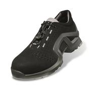 (8 UK/42 EU, Black/Grey) UVEX 1 Safety Trainers Lightweight Metal-Free ESD-Rated Airport Safe S1 SRC