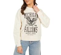 (8 UK, Beige) Brave Soul Womens/Ladies Wild & Free Sweatshirt