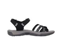 (8 UK, Black/Grey) Karrimor Womens/Ladies Salina Cross Strap Leather Walking Sandals