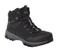 Regatta Womens Regen Walking Boots - Black/Lilac Bloom - Black/Lilac Bloom - 8 UK