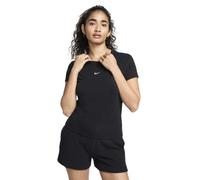 (8 UK, Black) Nike Womens/Ladies Chill Swoosh Knitted Slim T-Shirt