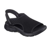 (8 UK, Black) Skechers Womens/Ladies Summits Sweetly Evolved Slip-In Sandals