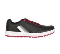 (8 UK, Black) Slazenger Mens Leather Casual Golf Shoes