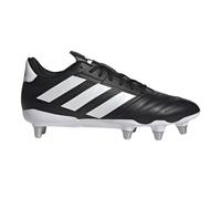 (8 UK, Black/White) Adidas Mens Kakari Elite Soft Ground Rugby Boots